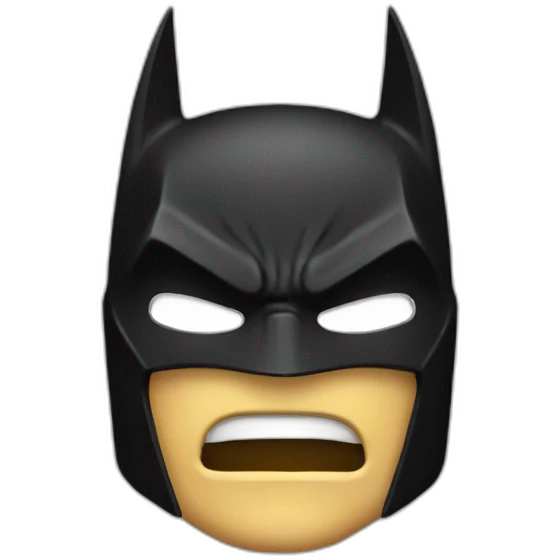 Batman logo emoji