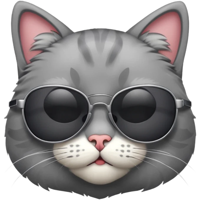 Cat wearing sunglasses emoji