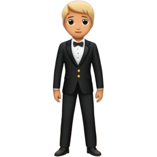 Person bowing to take credit like at the end of a show emoji