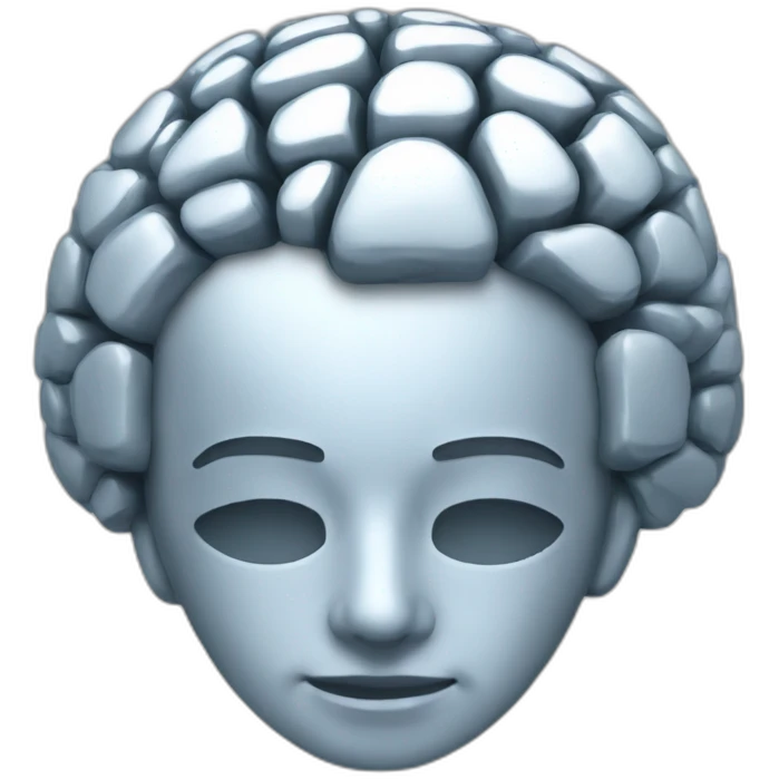 chrome digital brain  emoji