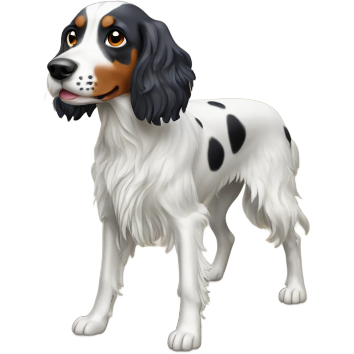 Llewellin setter dog emoji