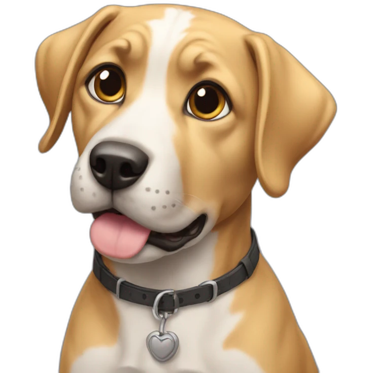 Chat sur chien emoji