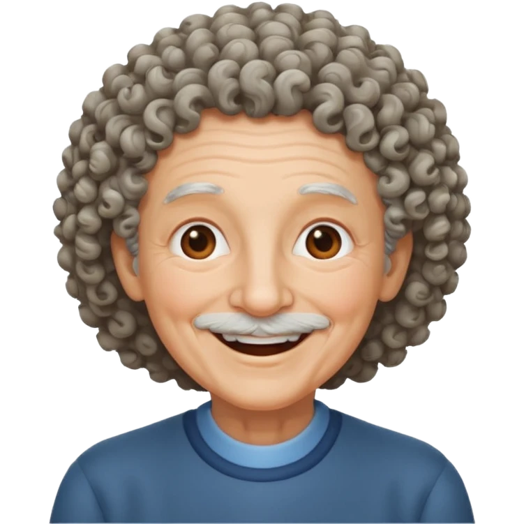 elderly curly emoji