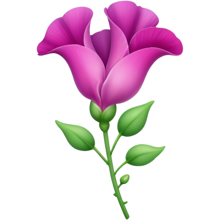 Sweet pea flower emoji