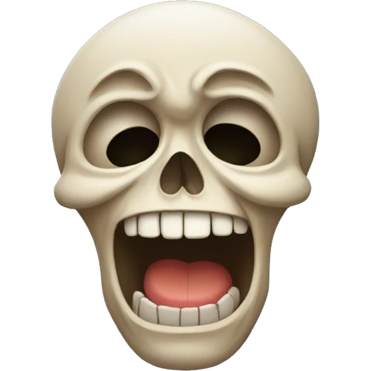 Funny crying skull emoji emoji