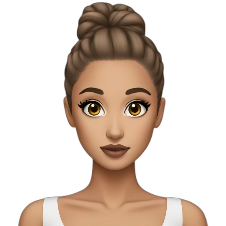 Ariana grande make up  emoji