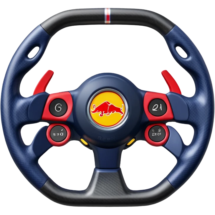 Redbull F1 stearing wheel  emoji