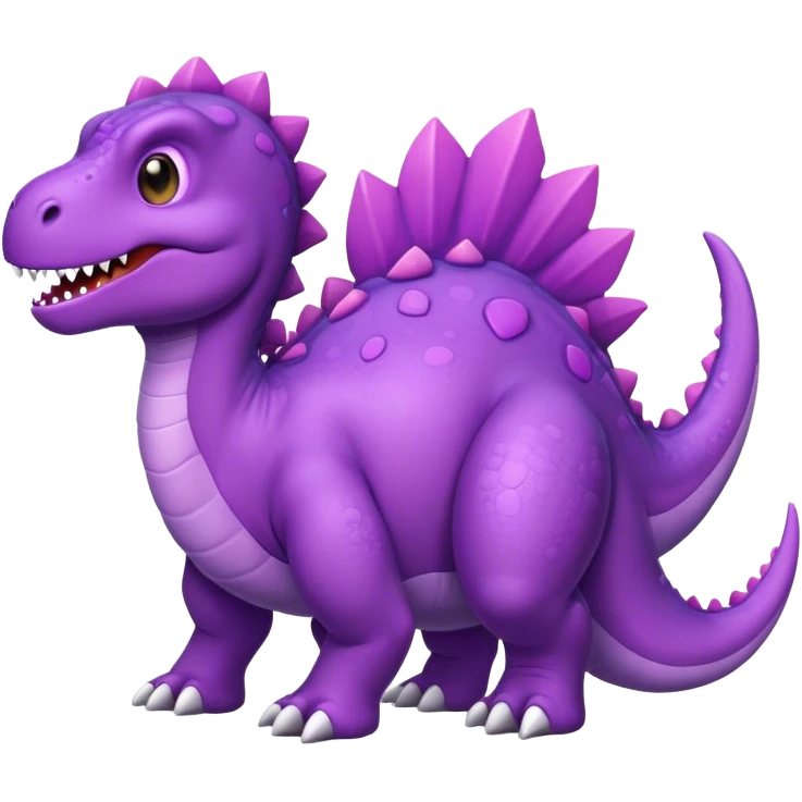 Purple dinosaur  emoji