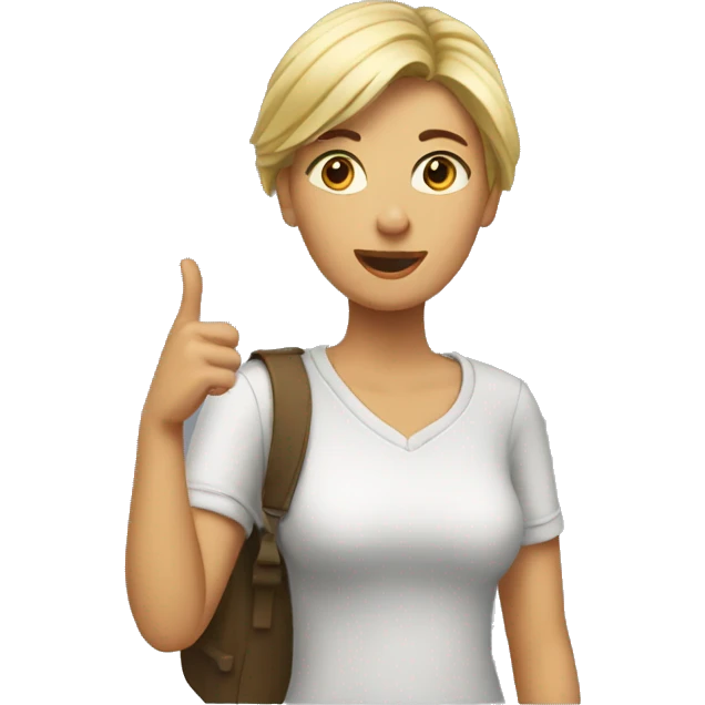 A woman asking for directions  emoji
