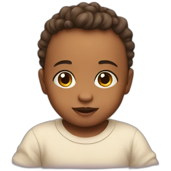 Cute baby emoji