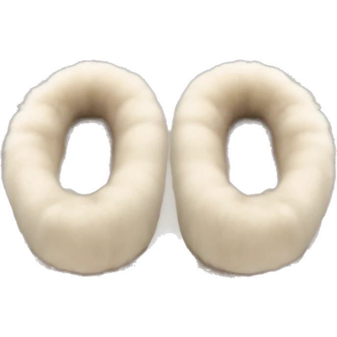 Ugg slippers with fur emoji