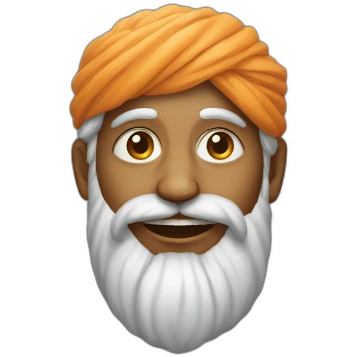 Portrait of a Hindu emoji