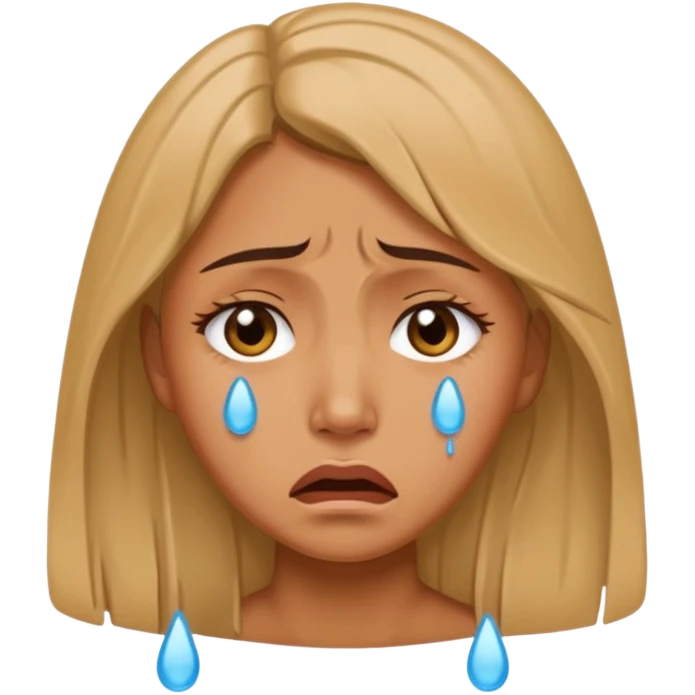 Mujer llorando emoji