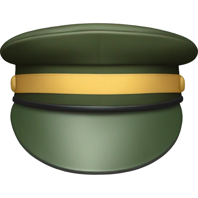 military cap emoji