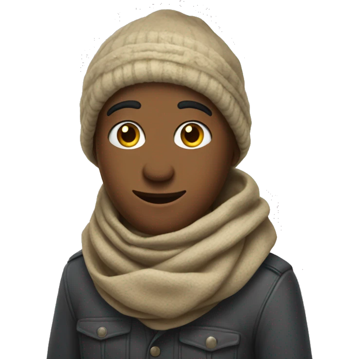 eublephars wears scarf  emoji