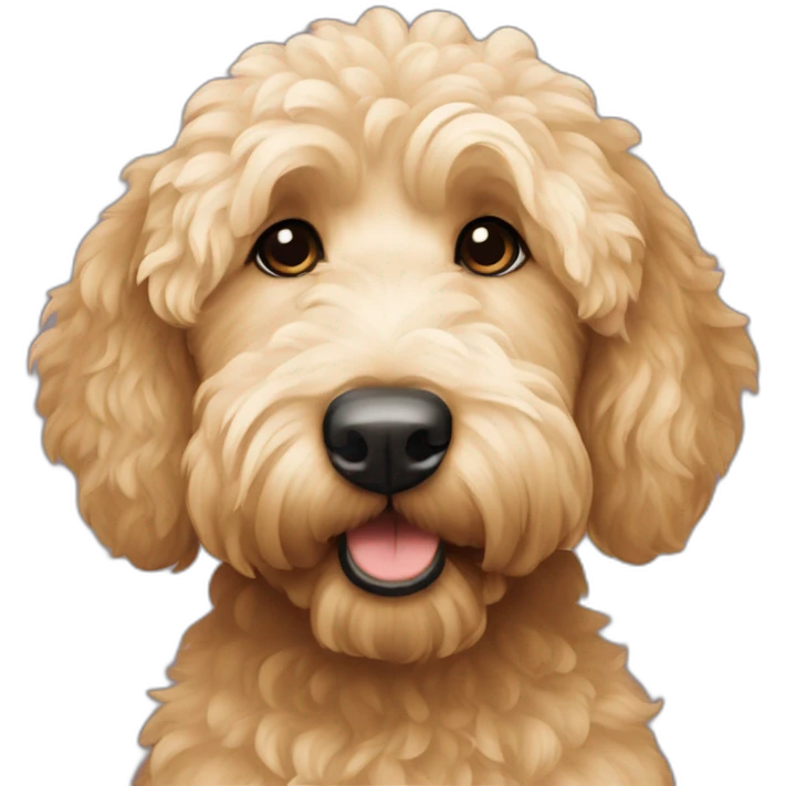 Goldendoodle emoji