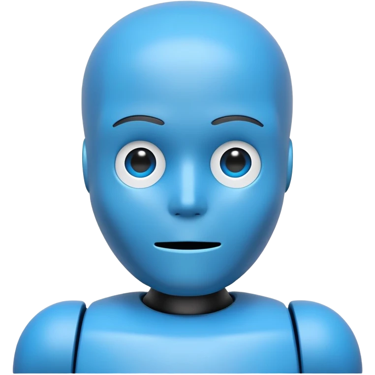 blue crash test dummy emoji