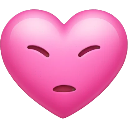 Pink heart emoji