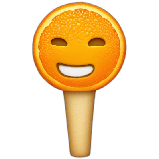 Orange Pop emoji
