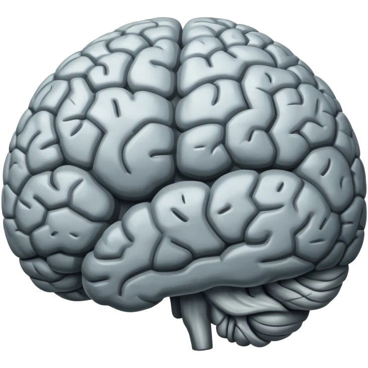 A giant brain emoji