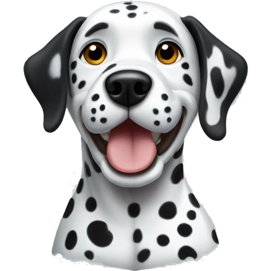 Dalmatian dog emoji