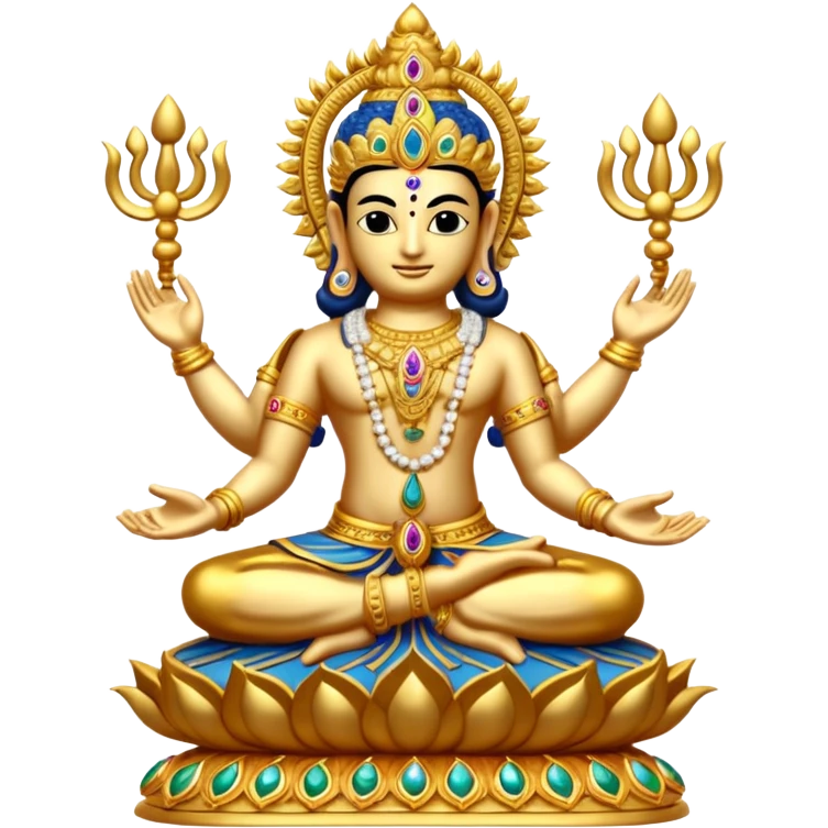 combined form of Bhagwan Vishnu 10 avatars. emoji