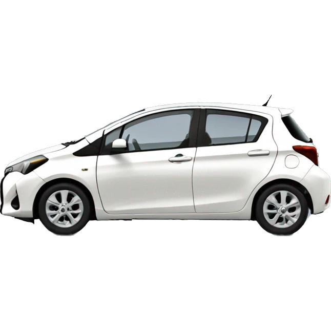 Toyota yaris blanche 5 portes emoji