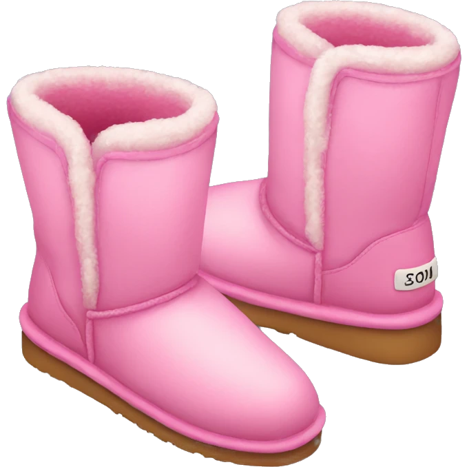 pink uggs shoes emoji