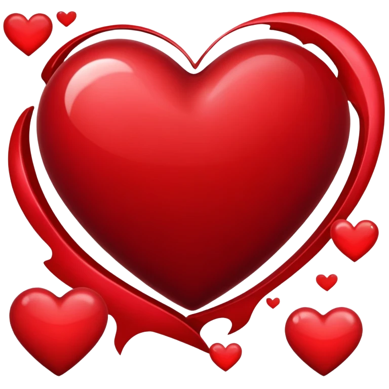 dark red heart emoji
