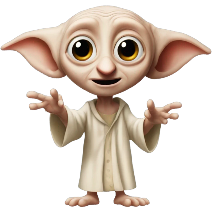 Dobby with hands out emoji