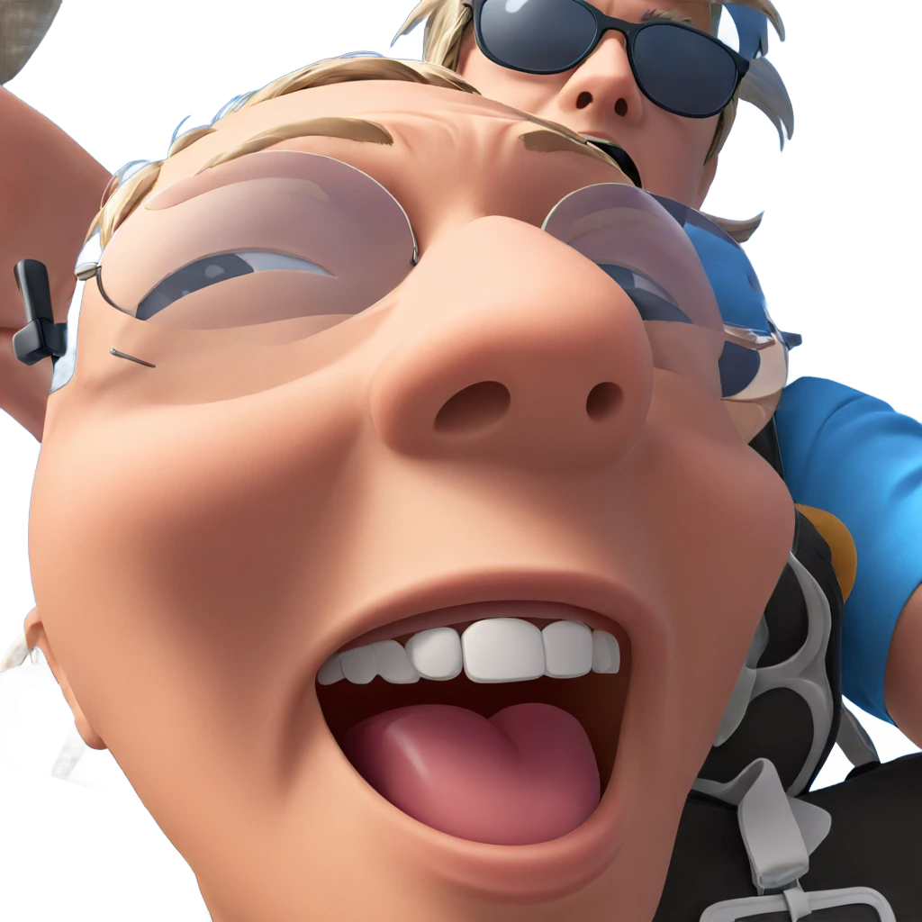 surprised boy in sunglasses emoji