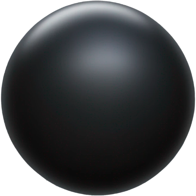 Black planet emoji