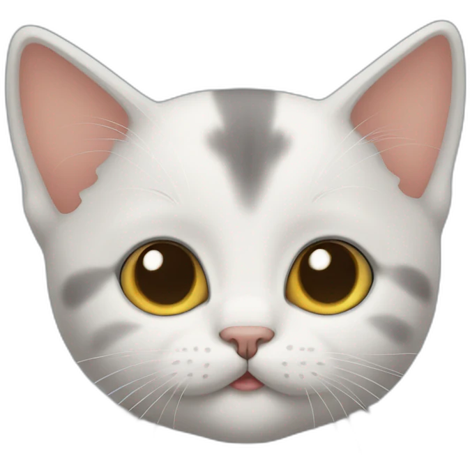 Kitten with a plump butt emoji