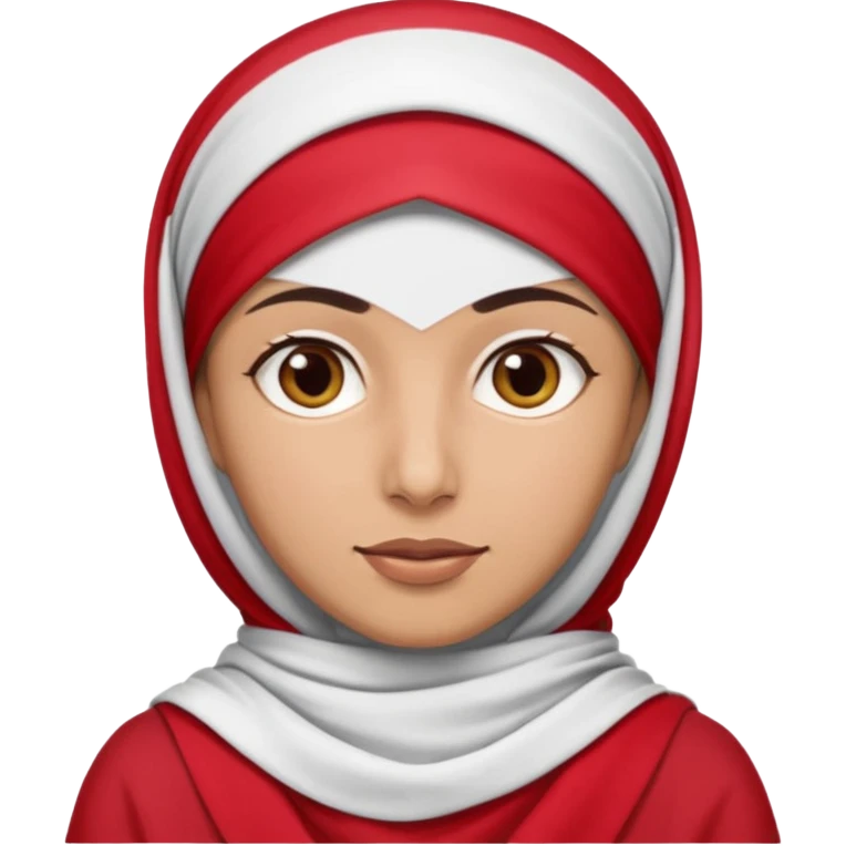 Arab with red and white headscarf emoji