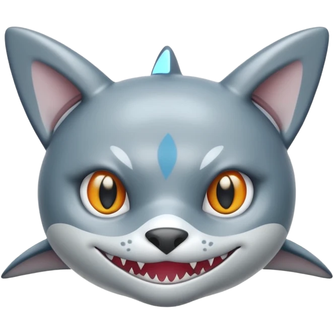 shark x cat emoji