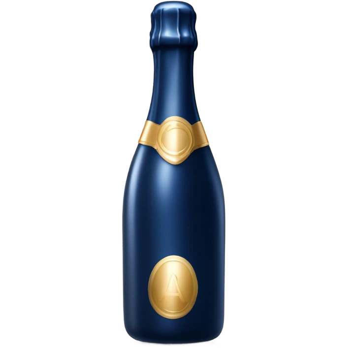navu blue 
bottle of champagne emoji
