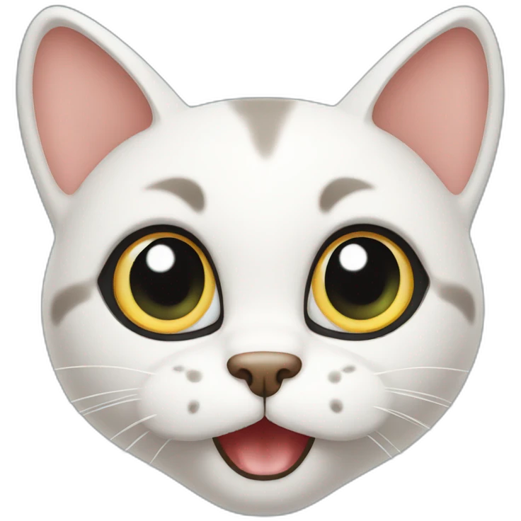 surprised cat emoji