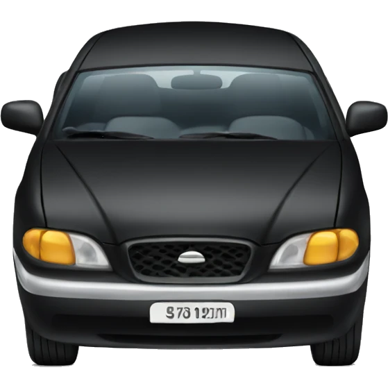 Black car  emoji