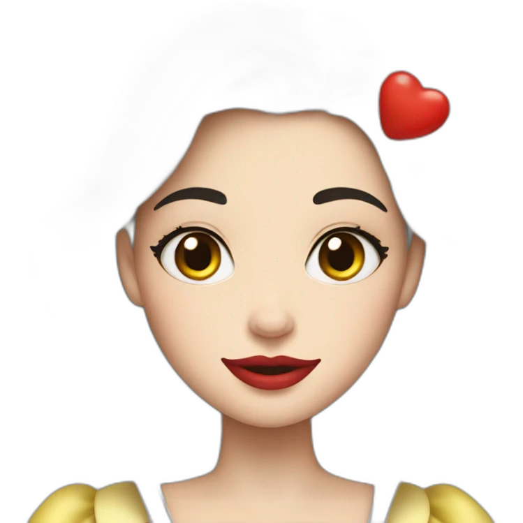 Snow white emoji
