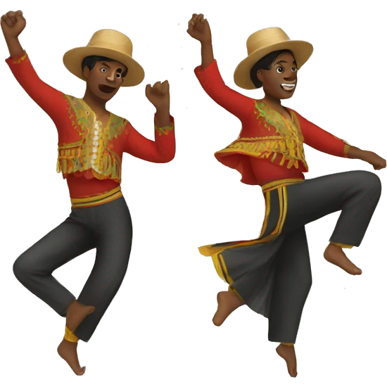 Folklore Colombian dance  emoji