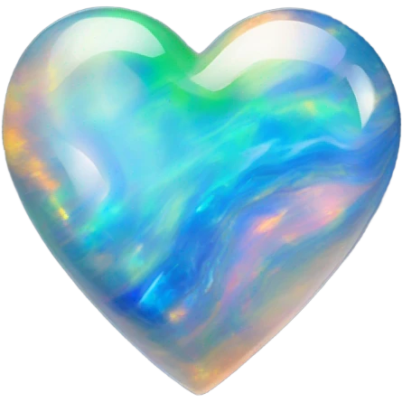 opal heart  emoji