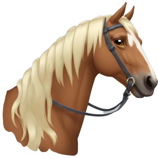 caballo musculoso emoji
