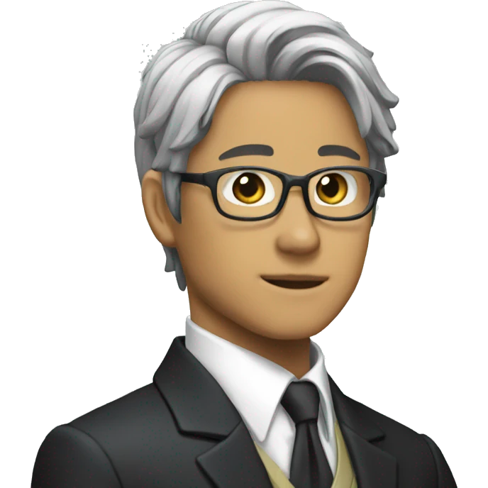 Black gojo satoru emoji