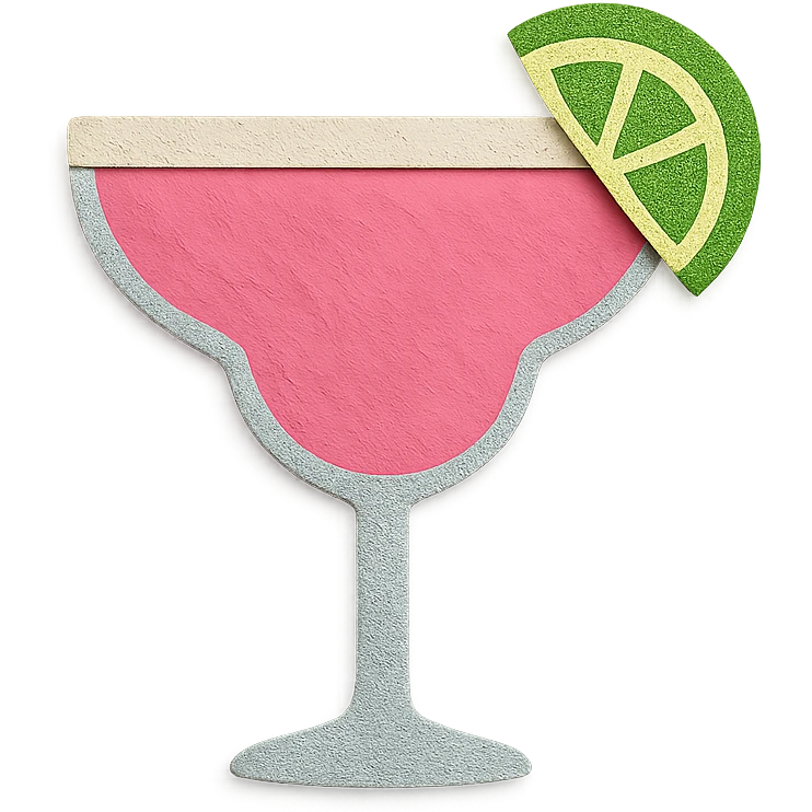 pink margarita emoji