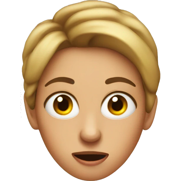 Mom with crazy eyes  emoji