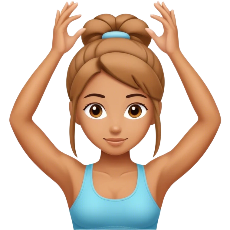 cute pilates girl emoji