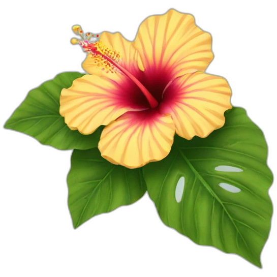 Hibiscus  emoji