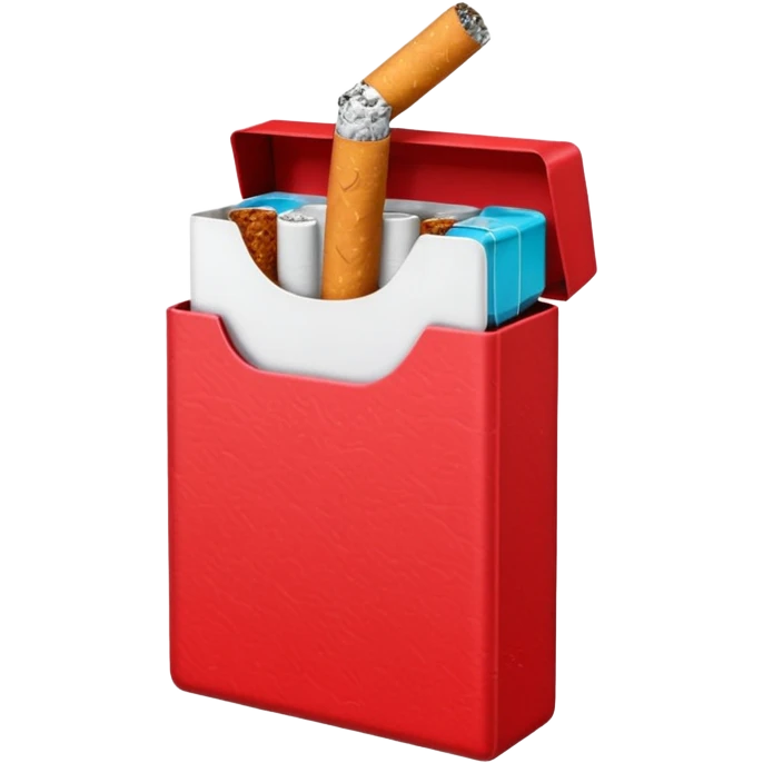 Red pack of cigarettes emoji