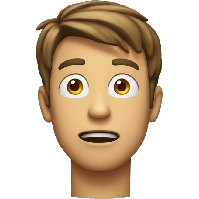 guy shocked emoji