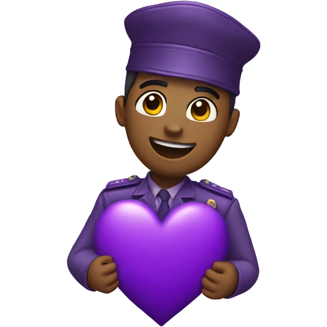 purple heart  emoji